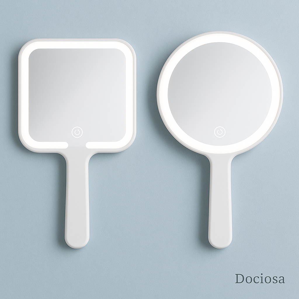 Miroir à LED avec manche