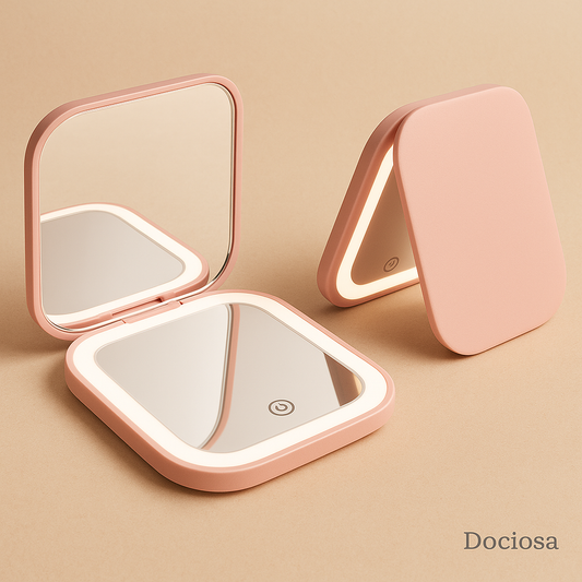 Miroir à LED portable