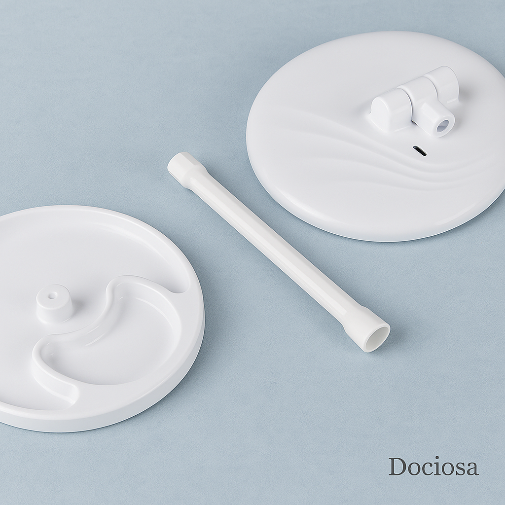 Miroir à LED rond ajustable