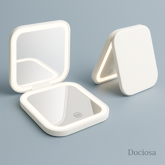 Miroir à LED portable