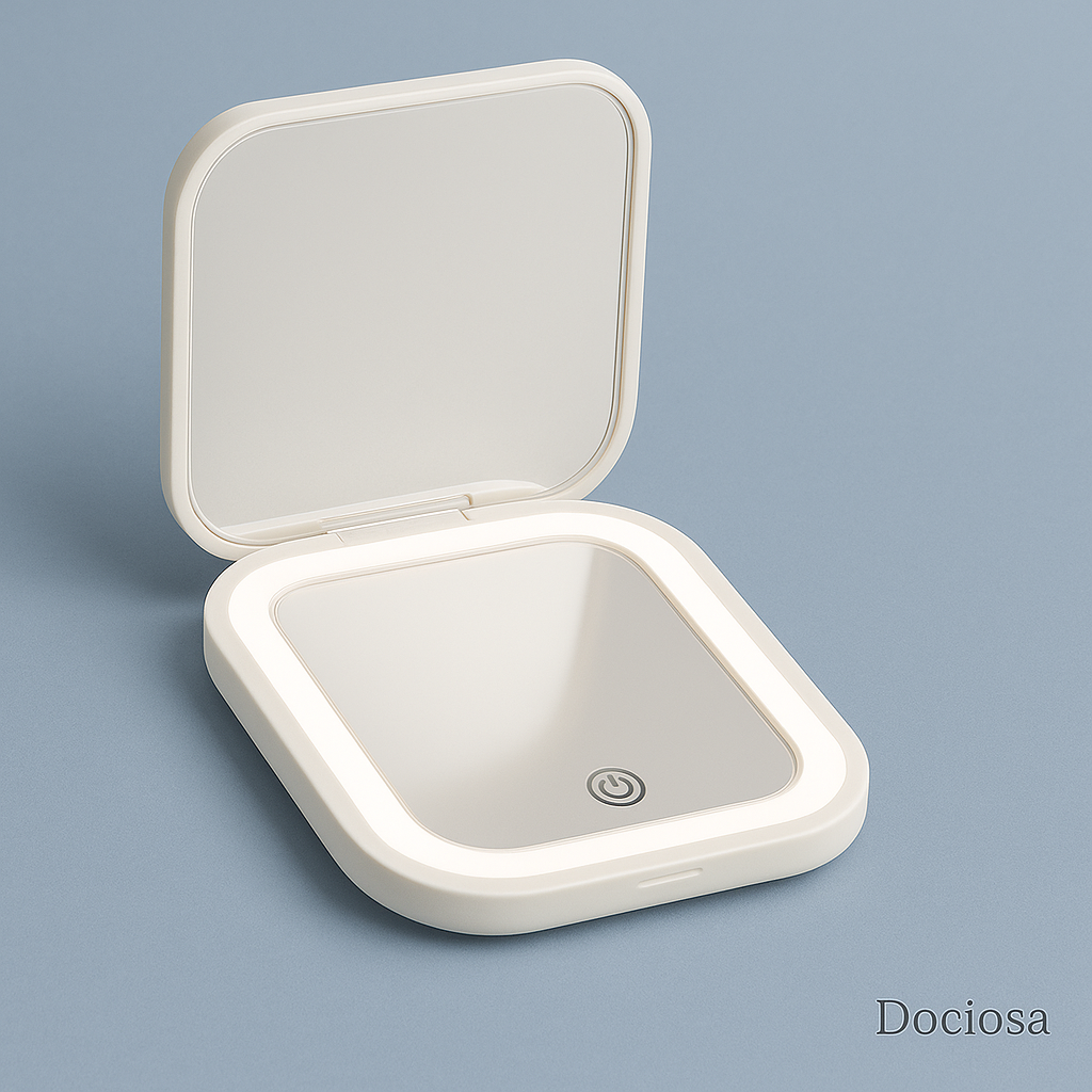 Miroir à LED portable