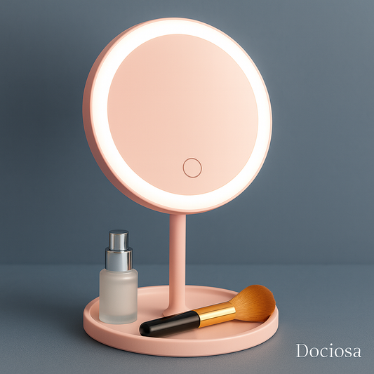 Miroir à LED rond ajustable