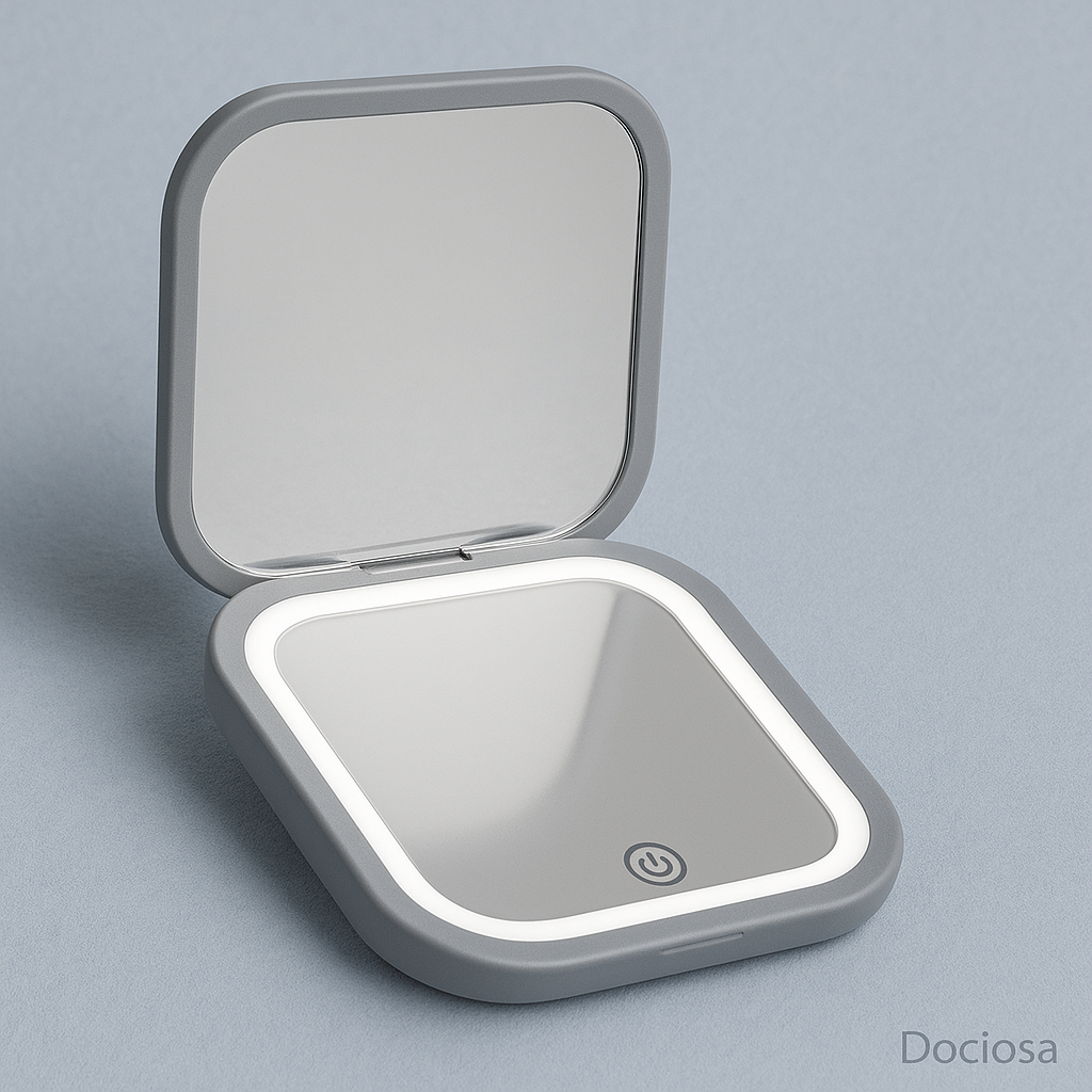 Miroir à LED portable